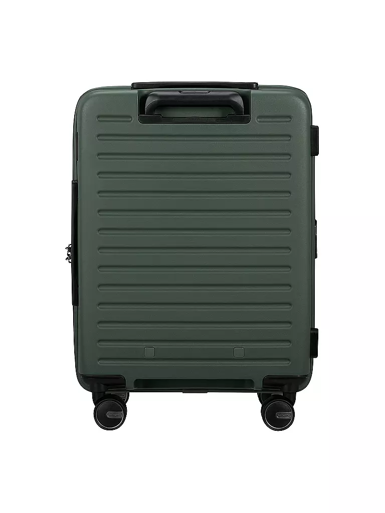 SAMSONITE | Trolley RESTACKED SPINNER 55cm erweiterbar sage | schwarz