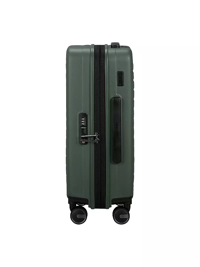 SAMSONITE | Trolley RESTACKED SPINNER 55cm erweiterbar sage | dunkelgrün