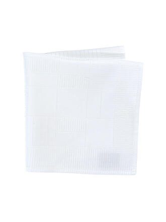 SANDER | Serviette Lexie Damast 45x45cm Weiss