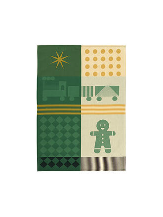 SANDER | Geschirrtuch SKYTRAIN 50x70cm Green