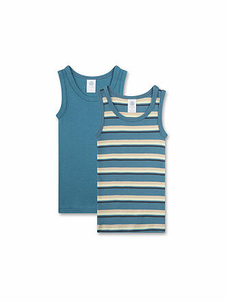 SANETTA | Jungen Top - Unterhemd 2er Pkg. blue