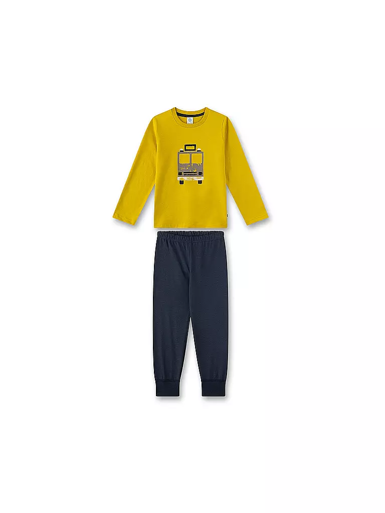 SANETTA | Jungen Pyjama | gelb