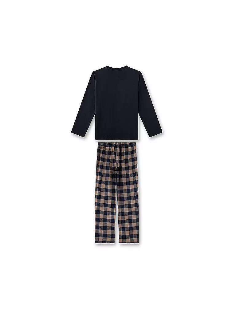 SANETTA | Jungen Pyjama | dunkelblau