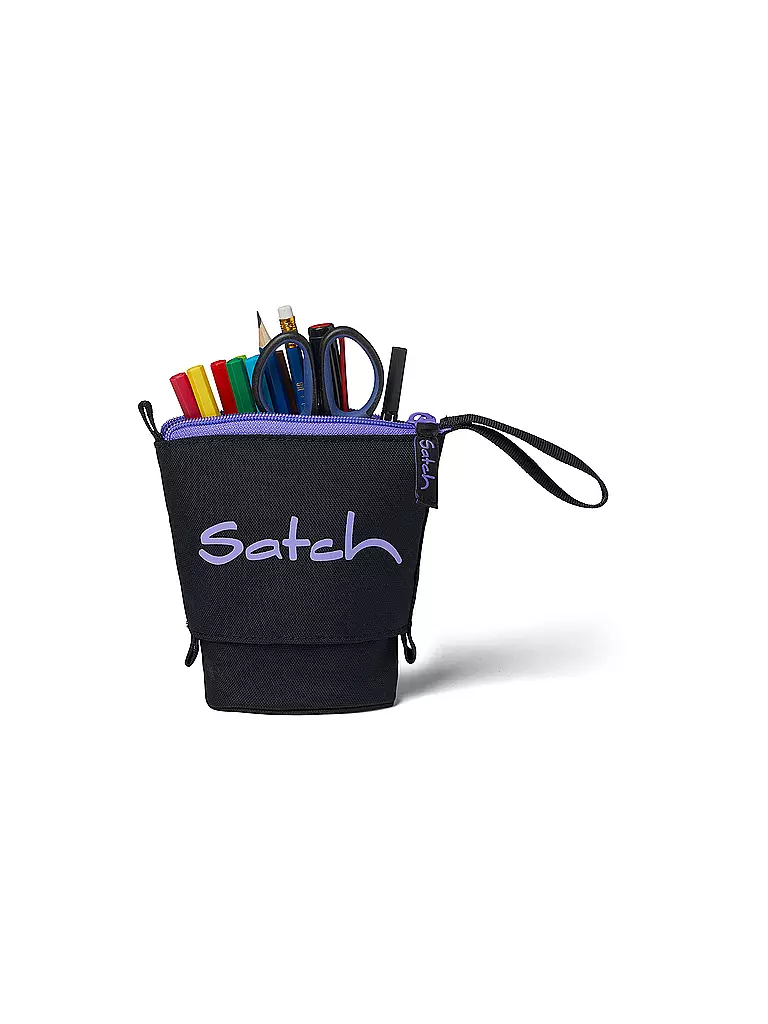 SATCH | Federmappe Pencil Slider Purple Phantom  | schwarz