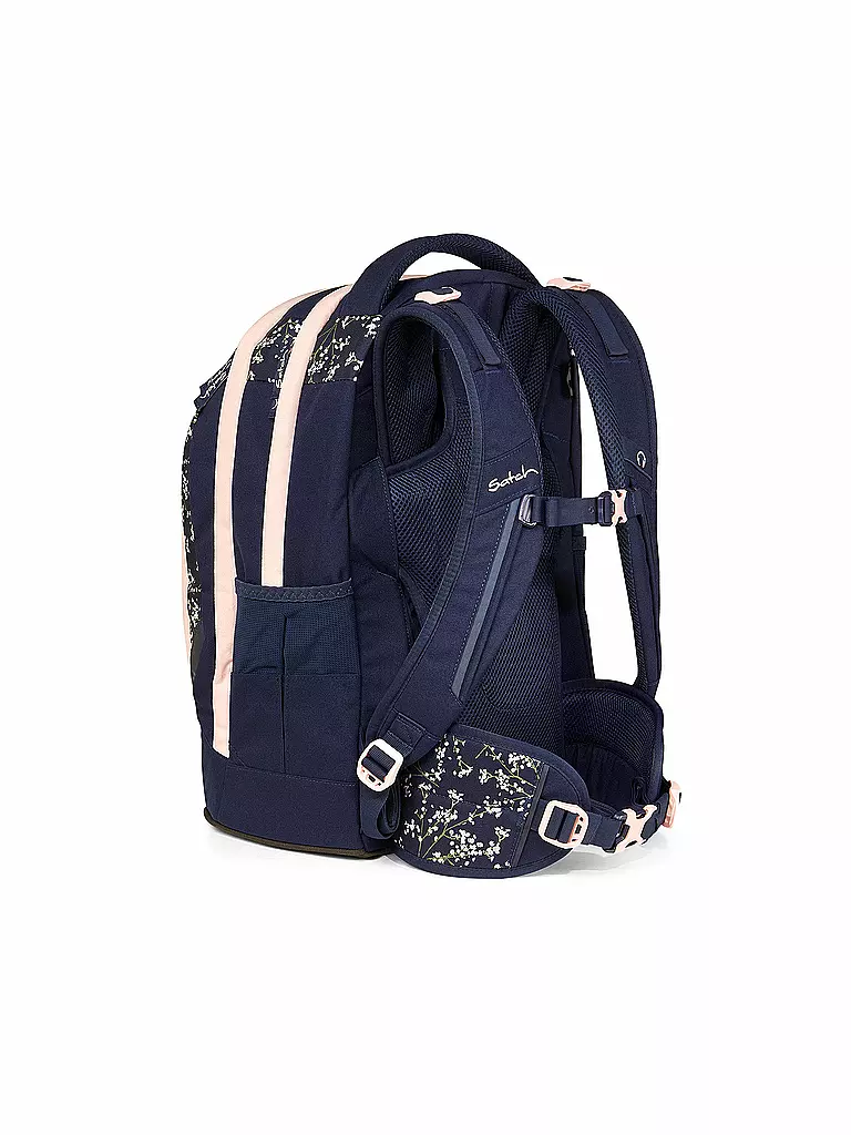 SATCH | Schulrucksack Pack - Bloomy Breeze | dunkelblau