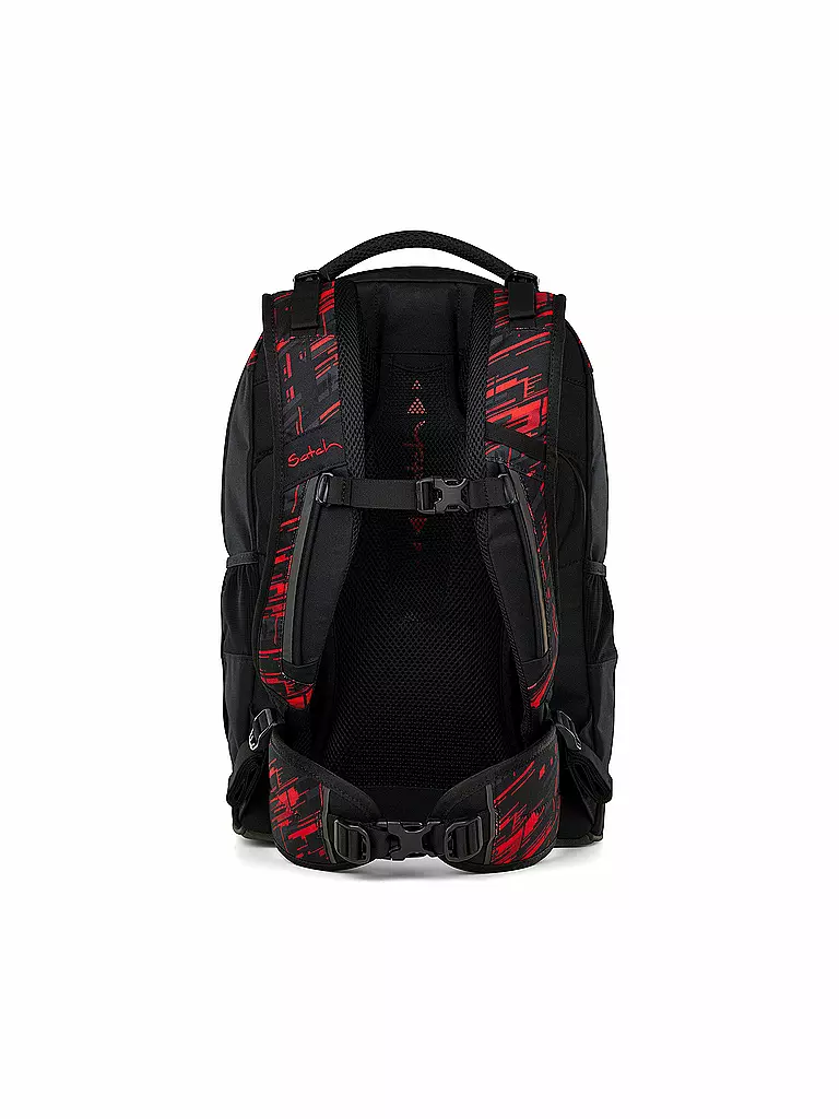 SATCH | Schulrucksack Set 3tlg Pack NIGHT RIDER  | schwarz