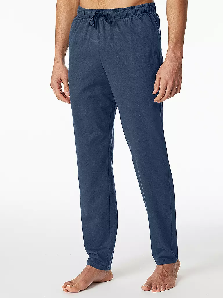 SCHIESSER | Pyjama Hose MIX + RELAX | blau