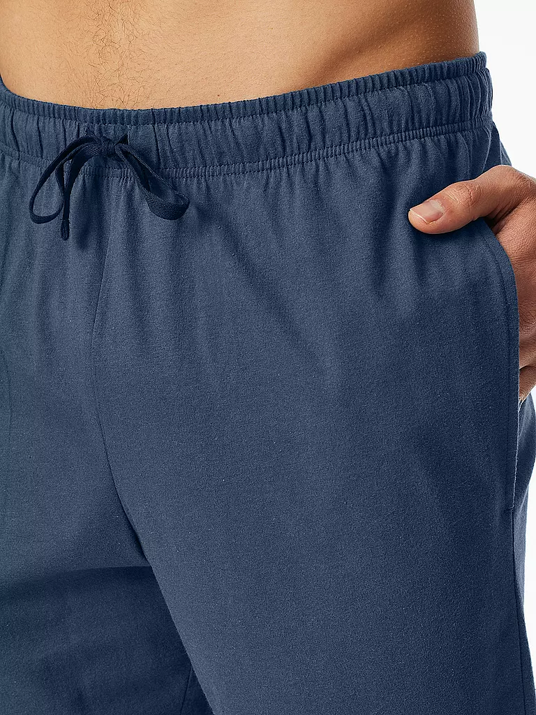 SCHIESSER | Pyjama Hose MIX + RELAX | blau