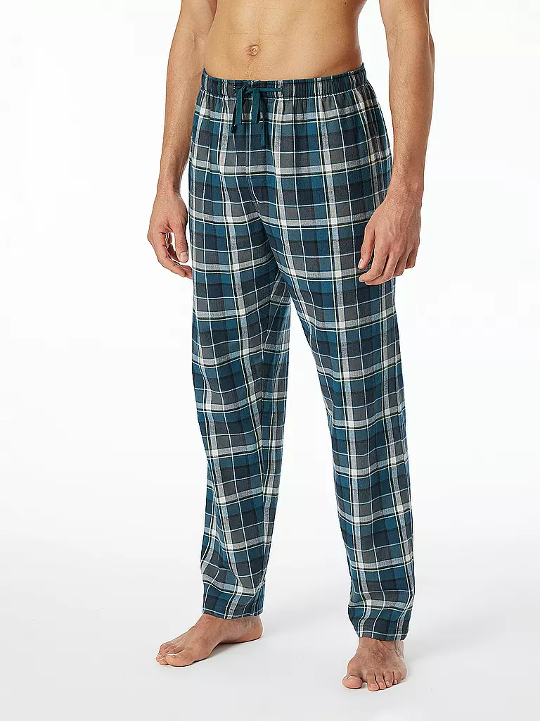 SCHIESSER | Pyjama Hose | blau