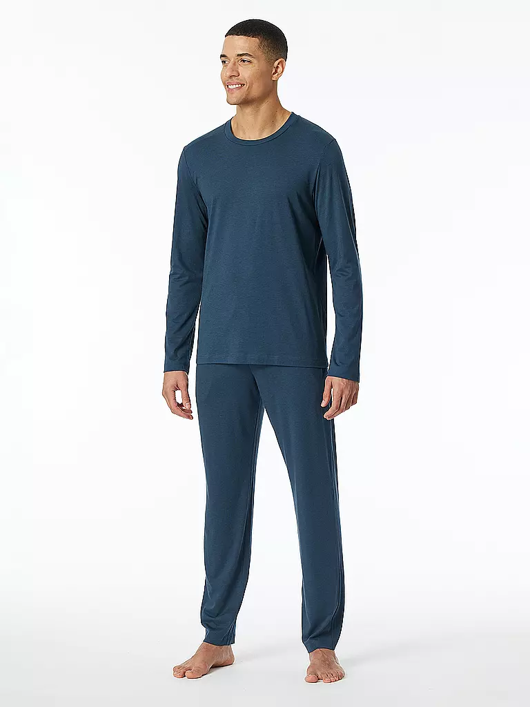 SCHIESSER | Pyjama | blau