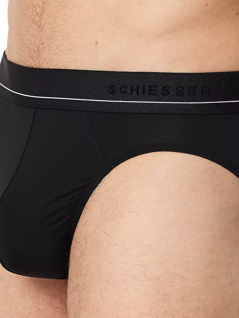 SCHIESSER | Rio-Slip schwarz | schwarz