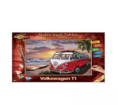 Schipper 609130861 Malen nach Zahlen – Volkswagen T1 - Bilder