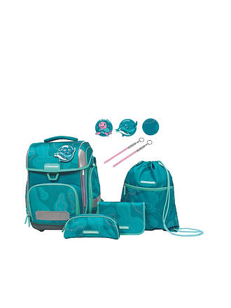 SCHNEIDERS | Schultaschen Set Ergolite 9tlg Aqua Love