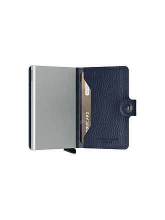 SECRID | Geldbörse - Miniwallet Vegetable Tanned Mini Navy/Silver