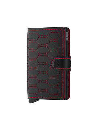 SECRID | Geldbörse - Miniwallet Fuel Perforated Black Red