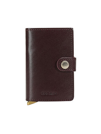 SECRID | Geldbörse PREMIUM MINIWALLET DUSK Bordeaux