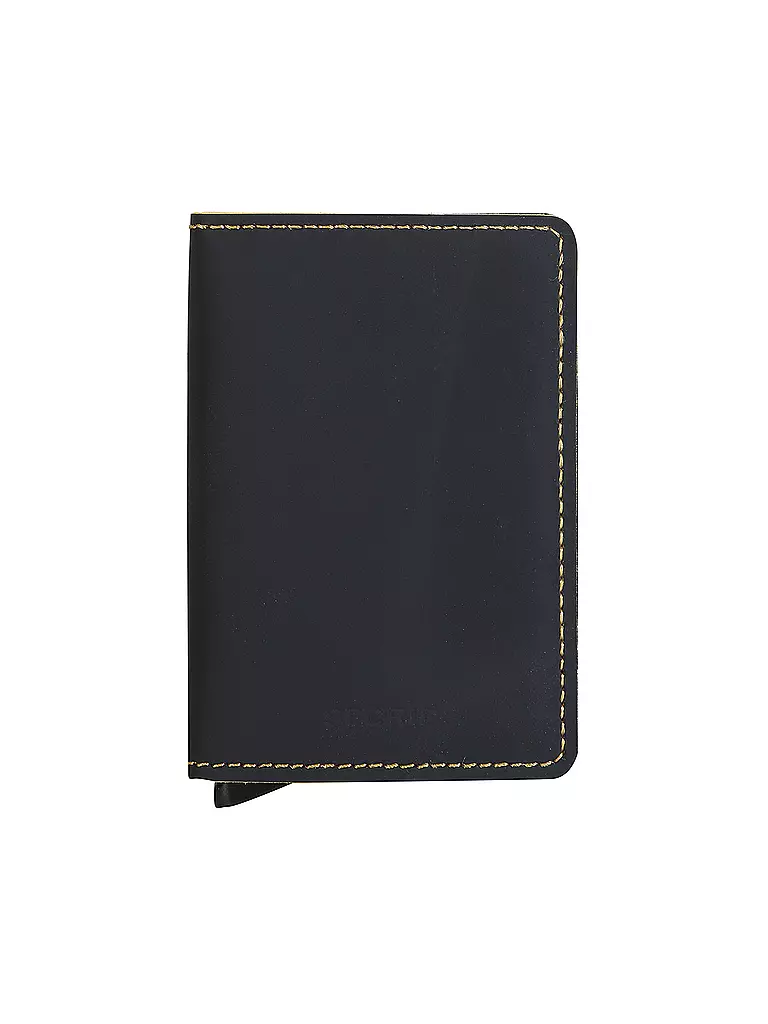 SECRID | Geldbörse - Slimwallet MATTE black & ochre | schwarz