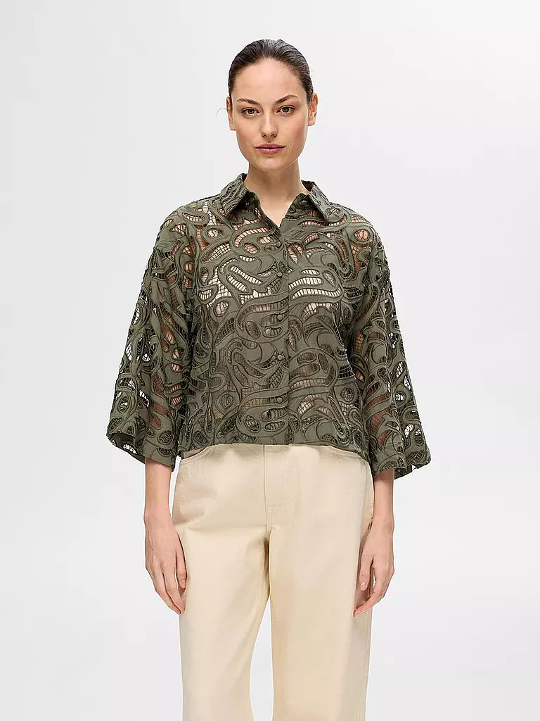 SELECTED FEMME | Bluse SLFALLIA | olive