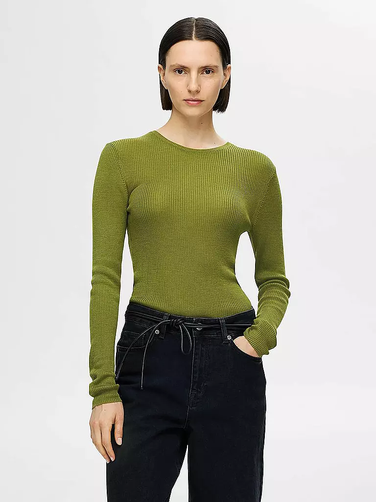 SELECTED FEMME | Pullover  SLFNAJA | olive