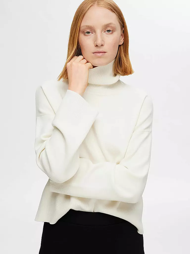 SELECTED FEMME | Rollkragenpullover  SLFKAMMA | creme