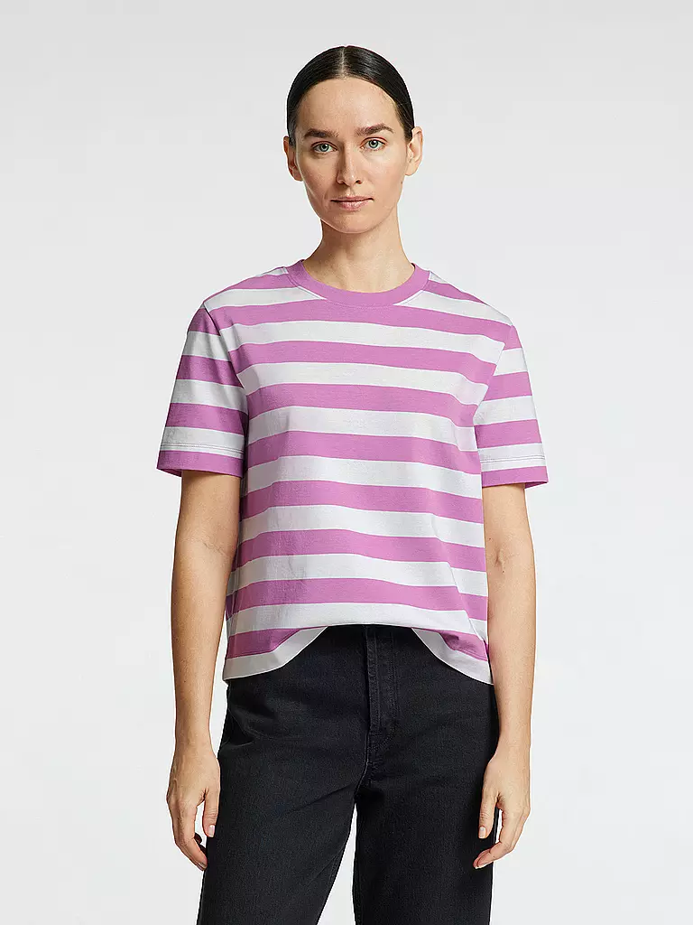 SELECTED FEMME | T-Shirt SLFESSENTIAL  | rosa