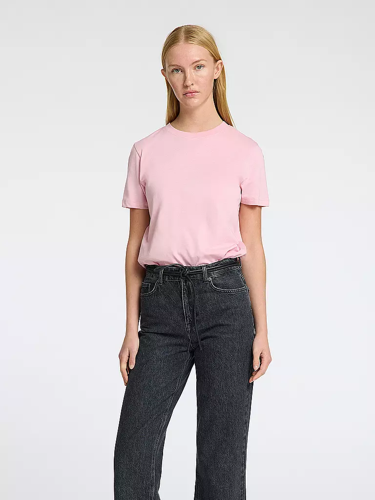 SELECTED FEMME | T-Shirt SLFMYESSENTIAL | rosa