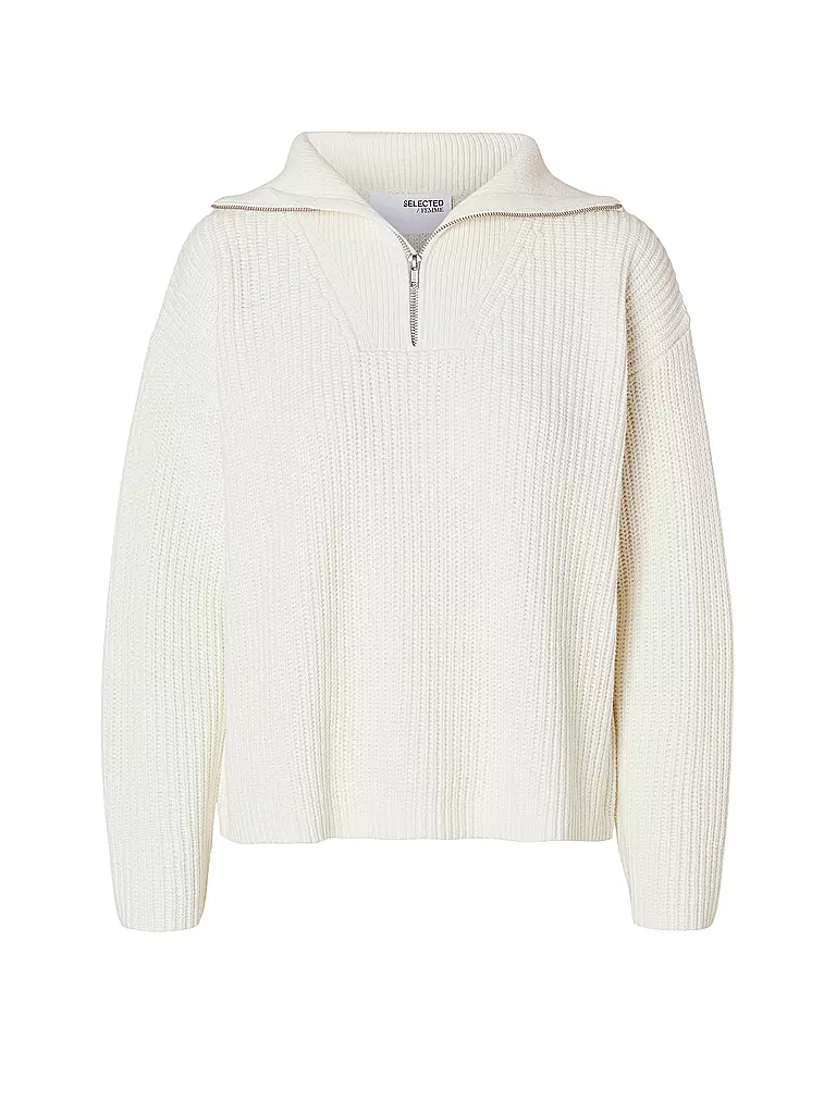 SELECTED FEMME | Troyer Pullover SLFBLOOMIE | weiss