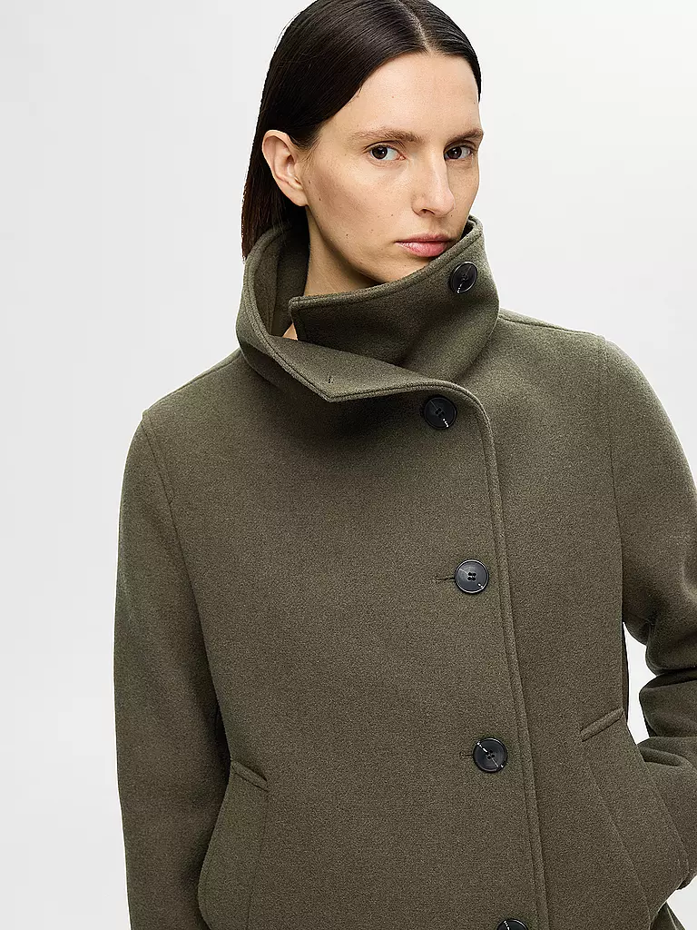 SELECTED FEMME | Wolljacke SLFZOE | olive