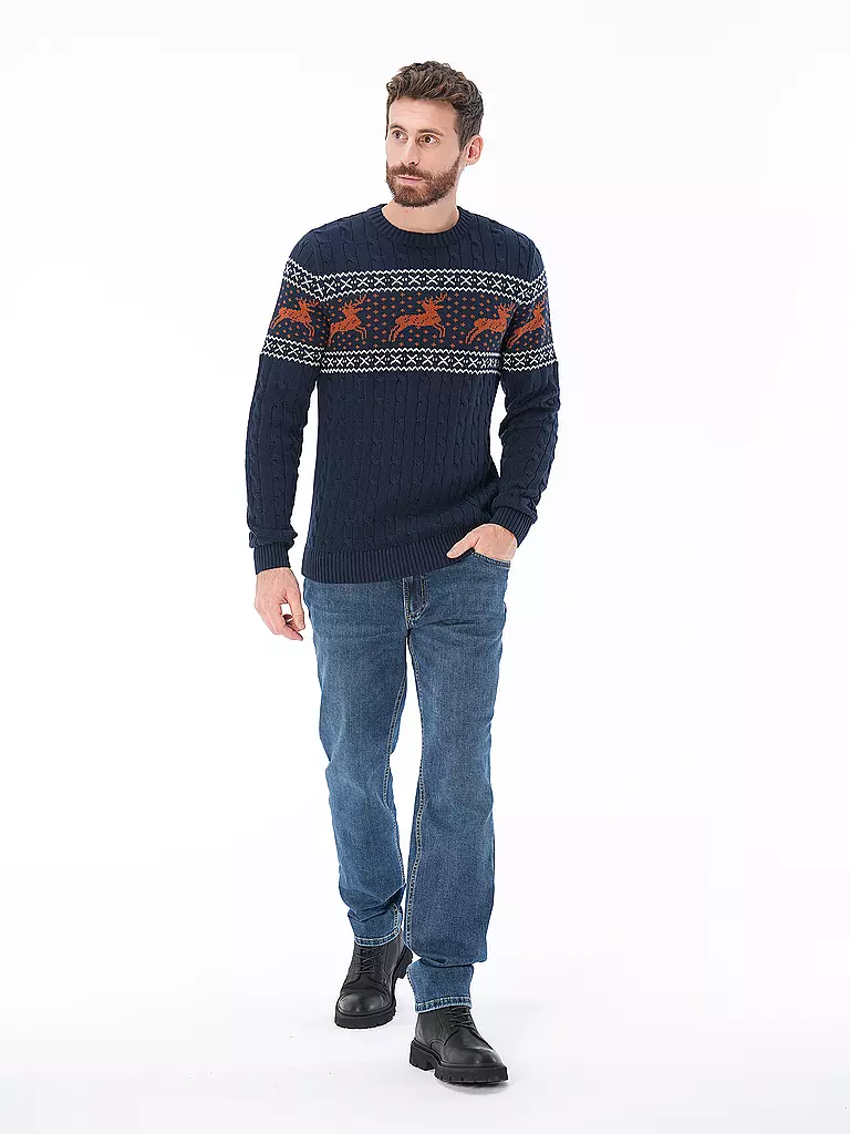 SELECTED | Pullover SLHREINDEER | blau