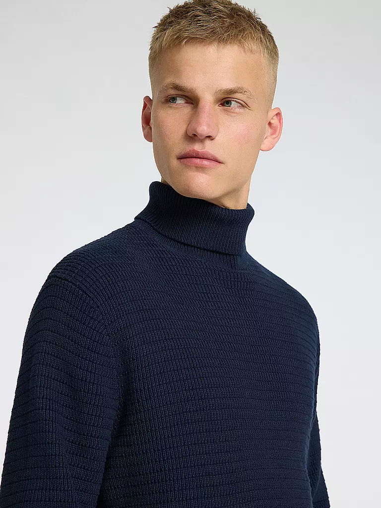 SELECTED | Rollkragenpullover SLHTHEO | blau