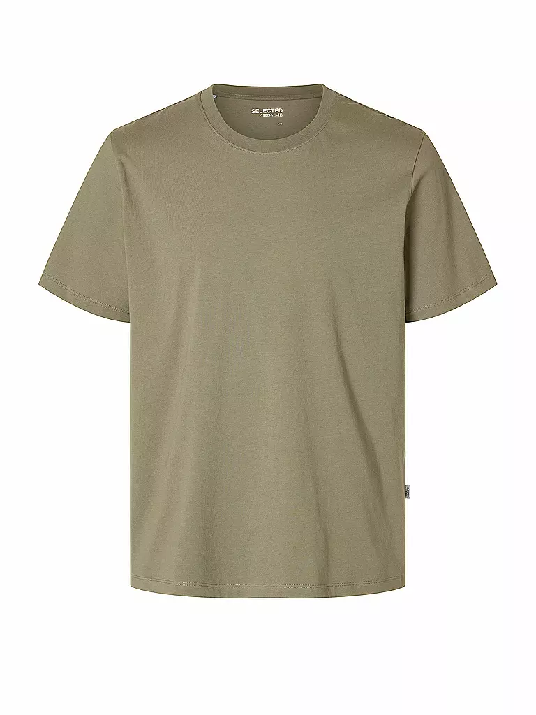 SELECTED | T-Shirt SLHASPEN | olive