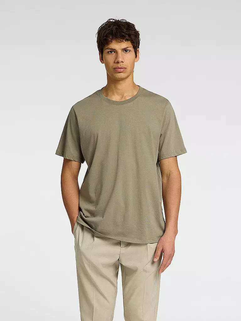 SELECTED | T-Shirt SLHASPEN | olive