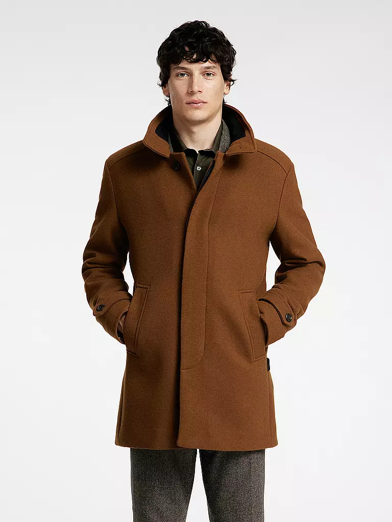 SELECTED | Wollmantel SLHNEW | camel