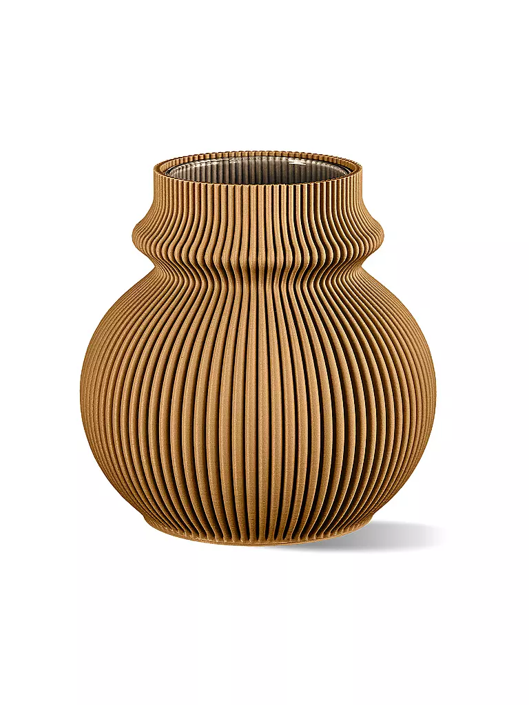 SHEYN | Vase 12x12cm KOYL Cinnamon  | senf