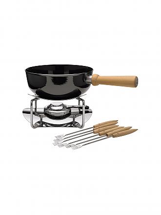 SILIT | Käsefondue-Set 9-tlg. 23cm/2,8l (Schwarz) Silargan