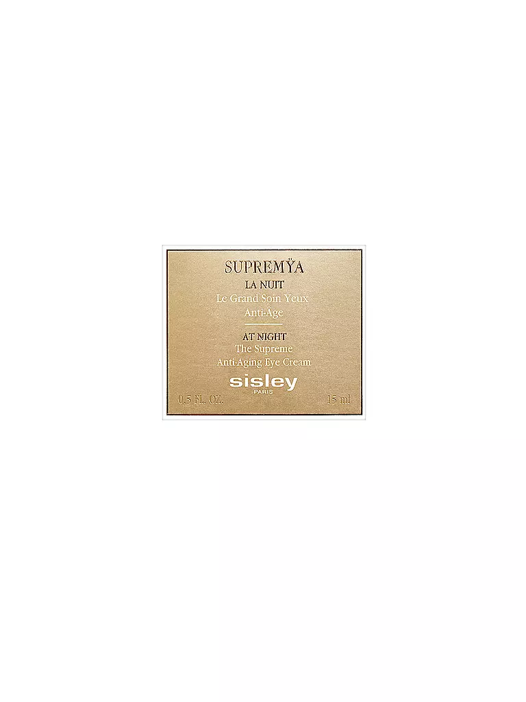 SISLEY | Augencreme - Supremÿa Le Grand Soin Yeux Anti-Âge 15ml | keine Farbe