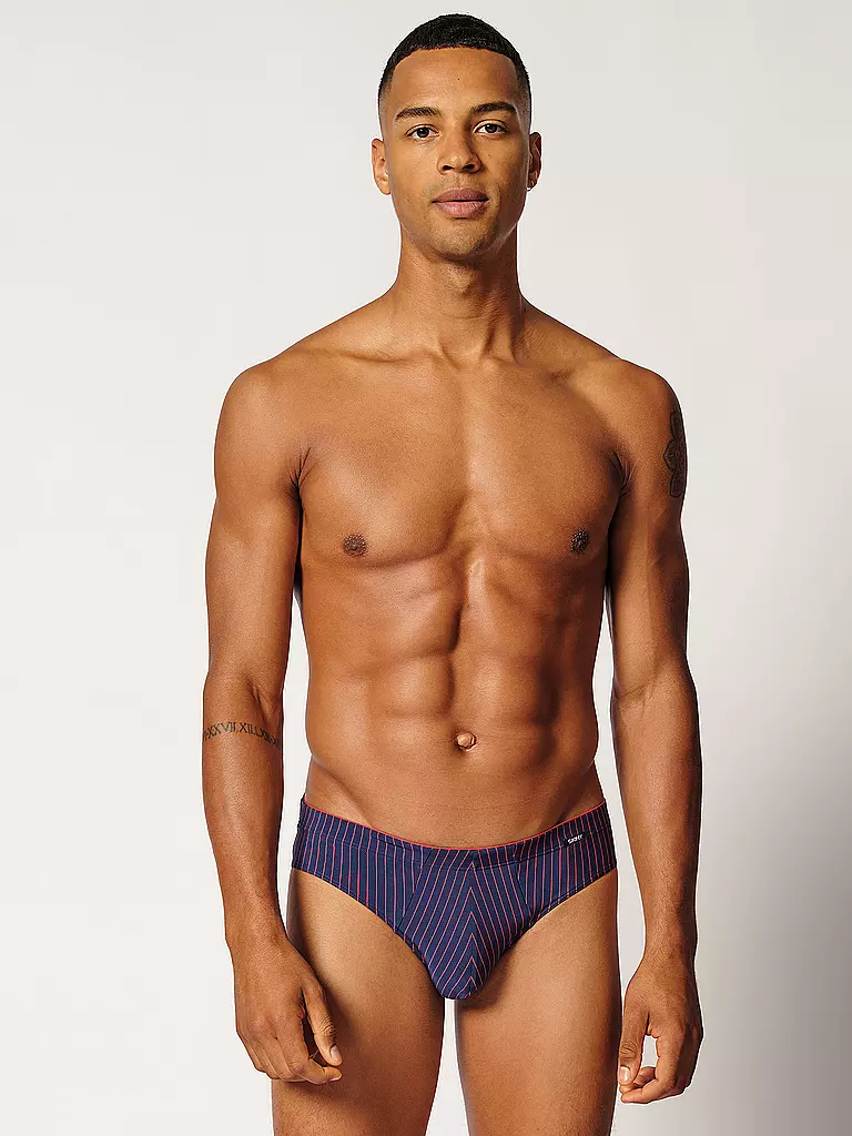 SKINY | Slip 2er Pkg. navyred stripes selection | grün