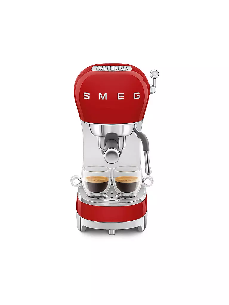 SMEG | Espresso-Kaffeemaschine 50s Retro Style Rot ECF02BLEU | rot