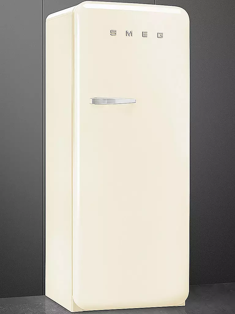 SMEG Kühlschrank mit Gefrierfach 50s Retro Style Creme FAB28RCR5 creme