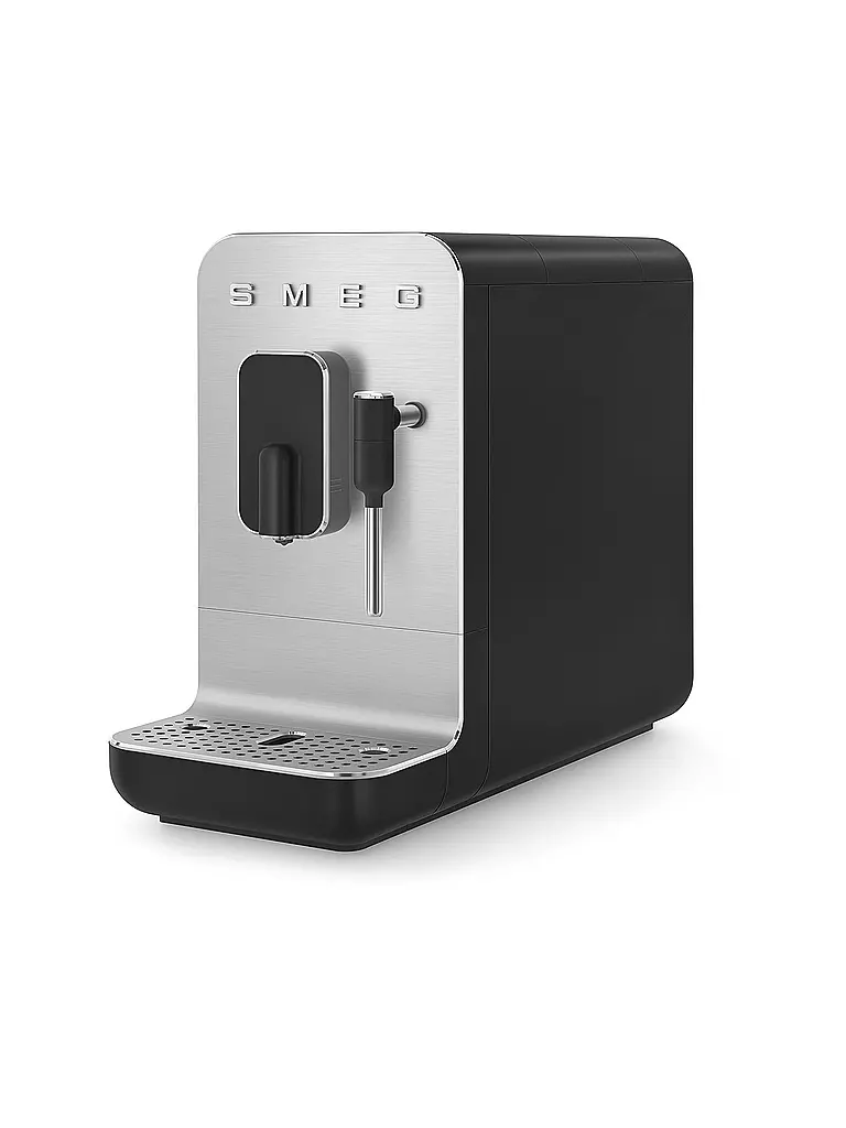 SMEG | Kaffeevollautomat COLLEZION BCC12BLMEU Schwarz/Matt | grün