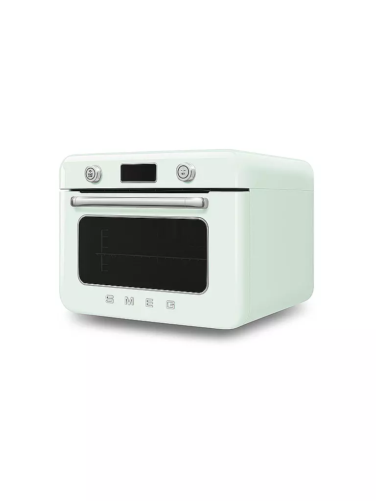 SMEG | Kombi-Tisch Dampfbackofen Pastellgruen  | hellgrün