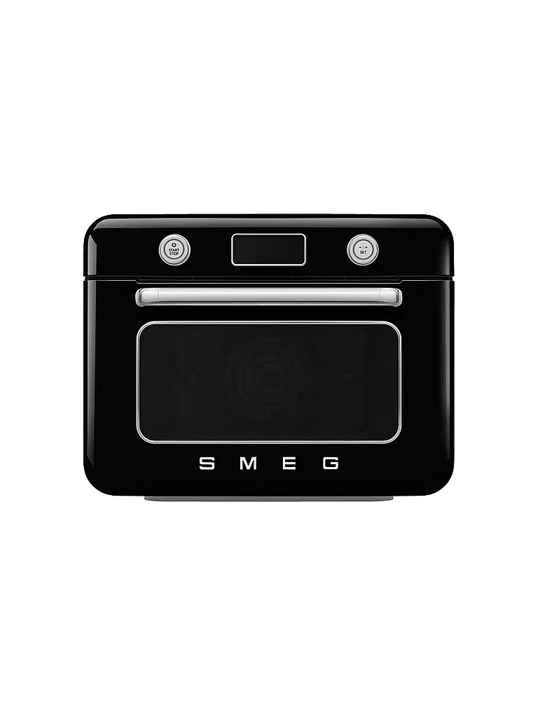 SMEG | Kombi-Tisch Dampfbackofen Schwarz | schwarz