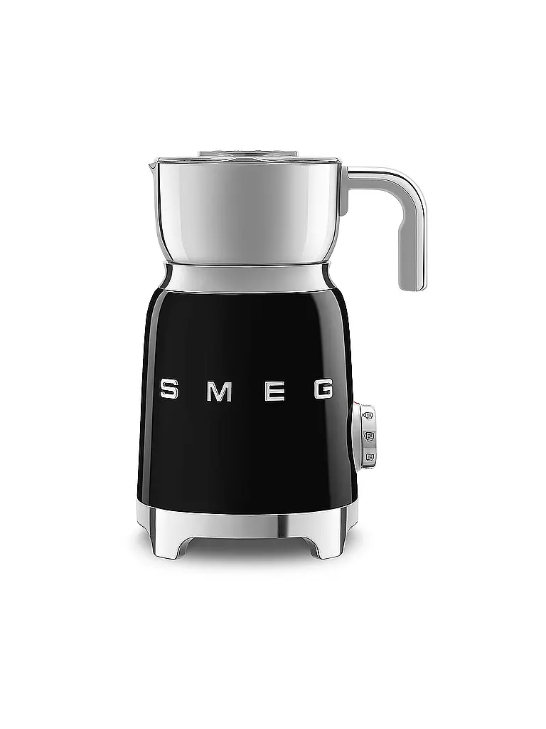 SMEG | Milchaufschäumer 50s Retro Style Schwarz MFF11BLEU | creme