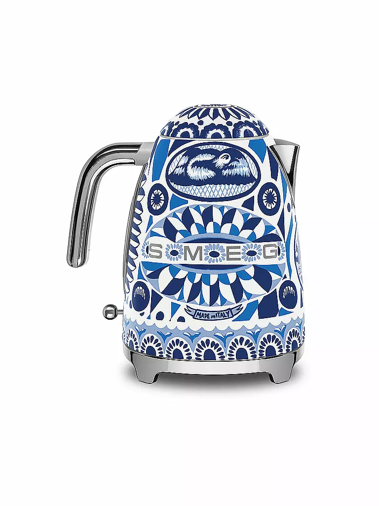 SMEG | Wasserkocher 1,7l Dolce & Gabbana KLF03DGBEU Blue Mediterraeo | blau