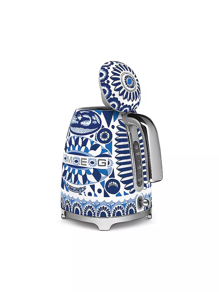 SMEG | Wasserkocher 1,7l Dolce & Gabbana KLF03DGBEU Blue Mediterraeo | blau