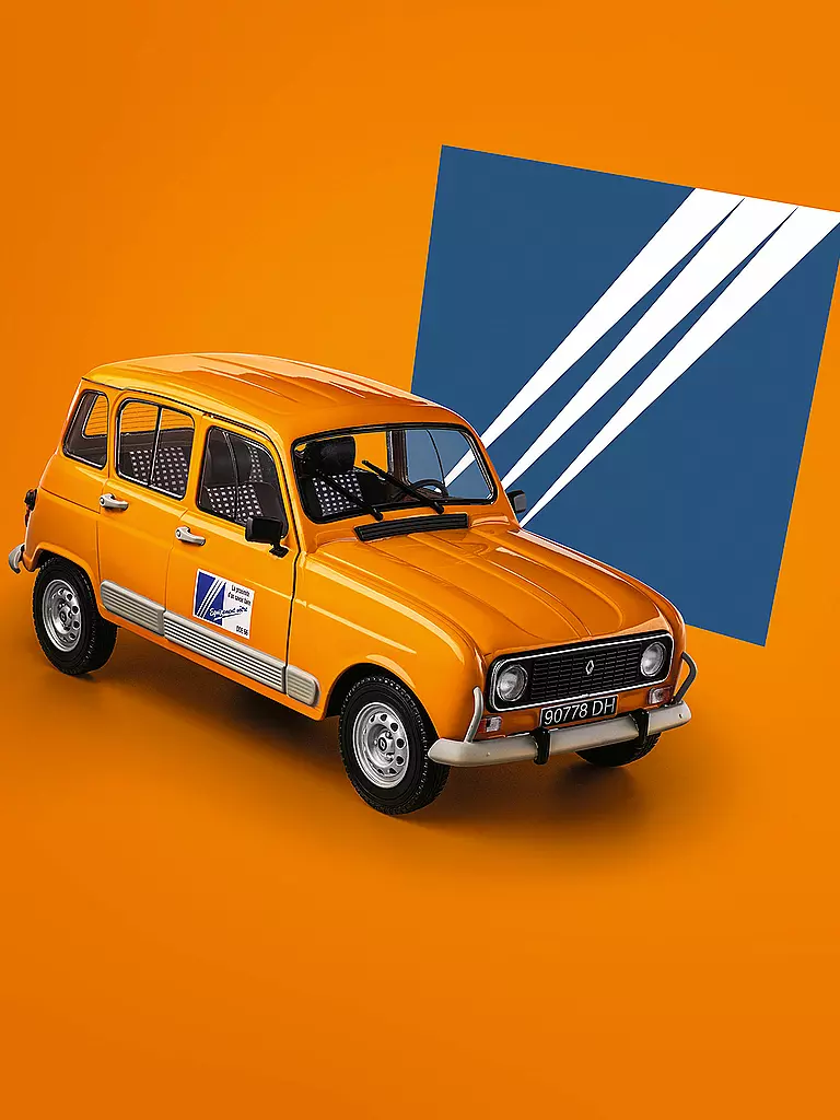 SOLIDO | Modellauto - 1:18 Renault 4 GTL orange | orange