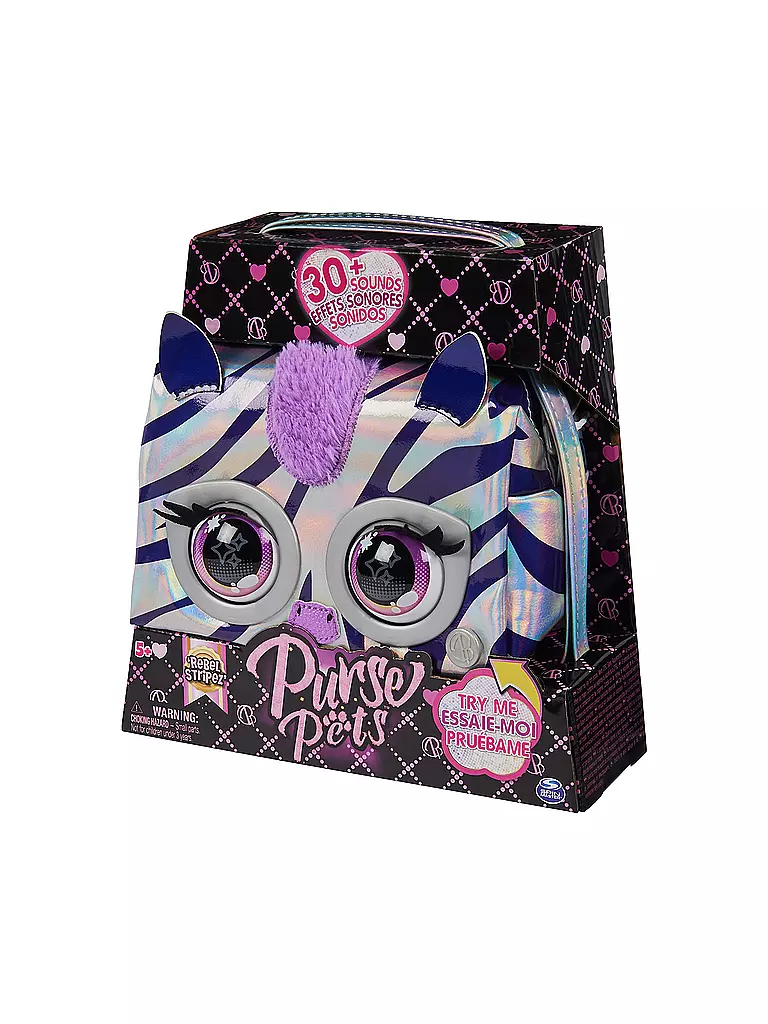 SPINMASTER | Purse Pets Metallic Magic Rebel Stripez Tasche | keine Farbe