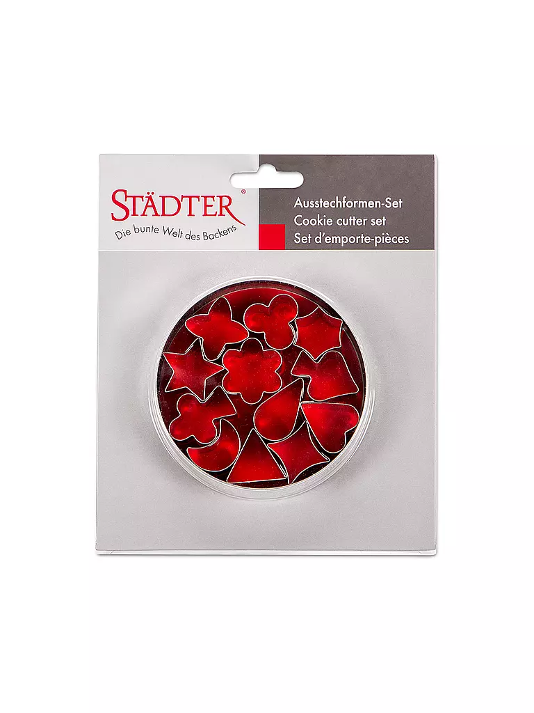 STAEDTER | Ausstecher - Set 12 Motive  | silber