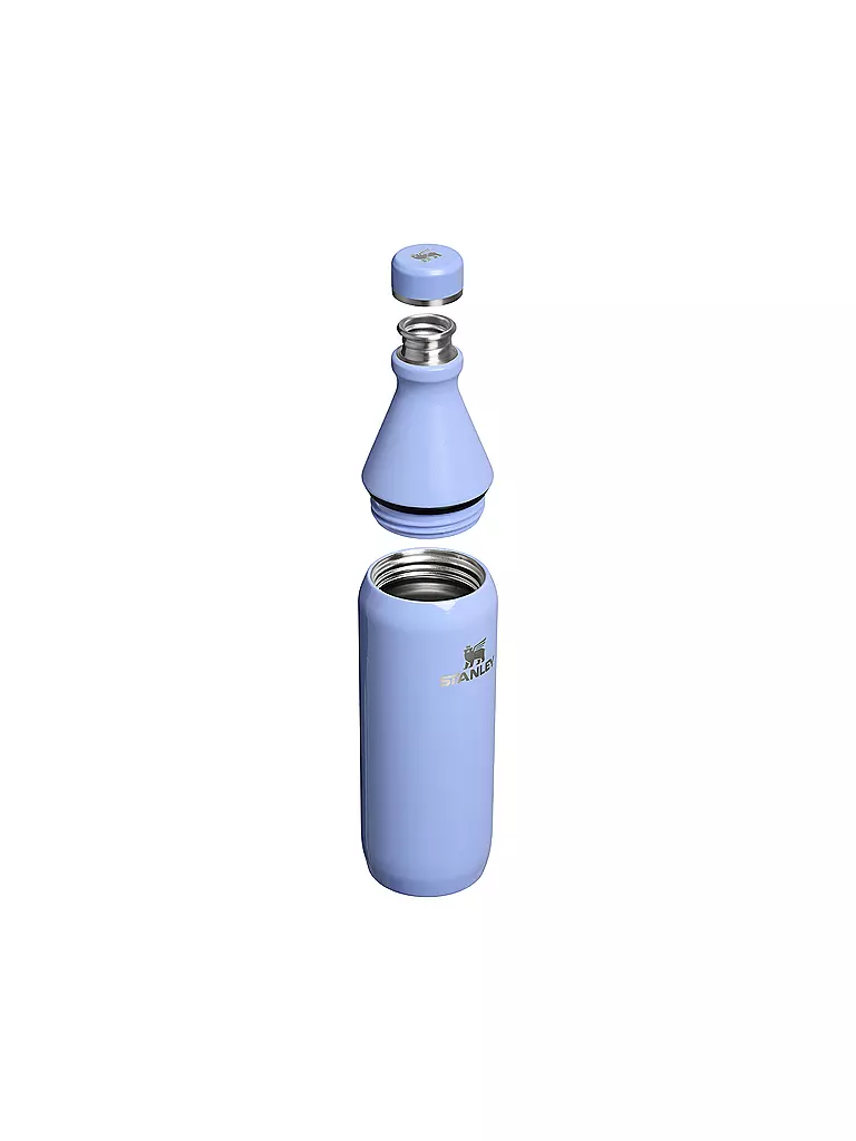 STANLEY | Isolierflasche - Thermosflasche ALL DAY SLIM BOTTLE 0,6l Hydrangea | hellblau