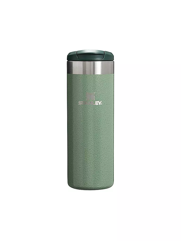 STANLEY | Isoliertrinkbecher AEROLIGHT TRANSIT MUG HAMMERTONE 0,47l Hammertone Green | dunkelgrün